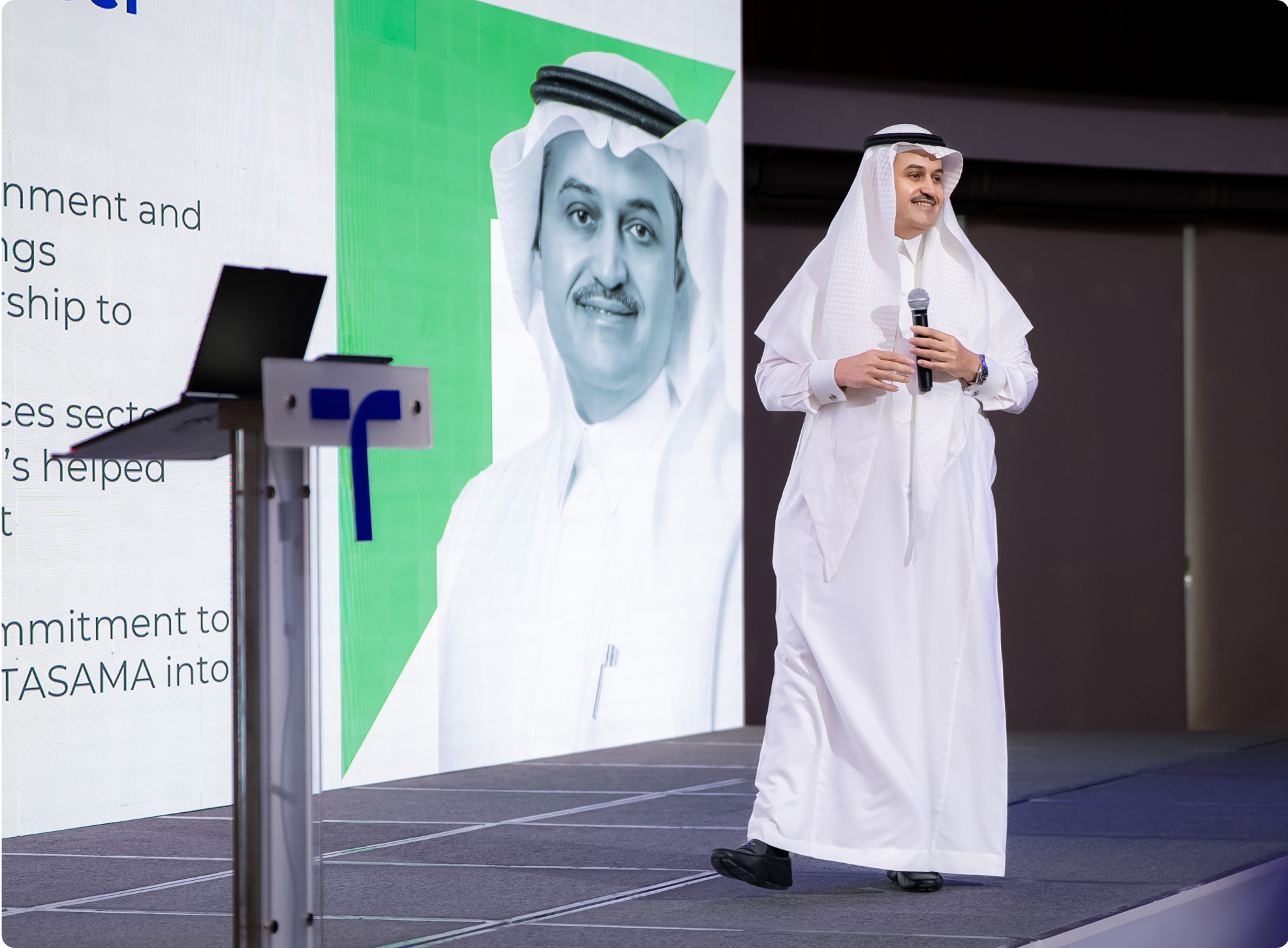 CEO speaking